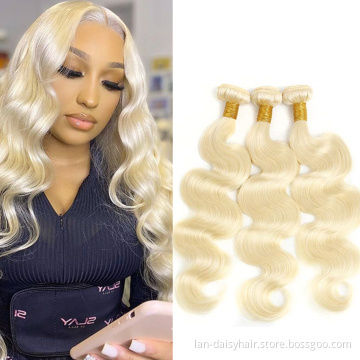 Blonde Bundles 613 Peruvian Hair Body Wave Bundles In Wholesale Deals 100% Human Hair For Woman Remy Hair Extension